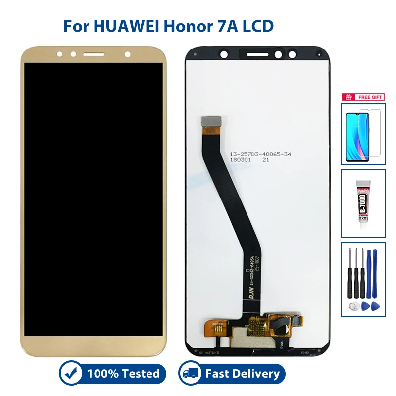 Новый ЖК-дисплей для Huawei Honor 7A, дисплей с сенсорной панелью, дигитайзер, ЖК-дисплей в сборе для AUM-AL00IN AUM-TL20 AUM-AL00 AUM-AL20 Новый ЖК-дисплей для Huawei Honor 7A, дисплей с сенсорной панелью, дигитайзер, ЖК-дисплей в сборе для AUM-AL00IN AUM-TL20 AUM-AL00 AUM-AL20
