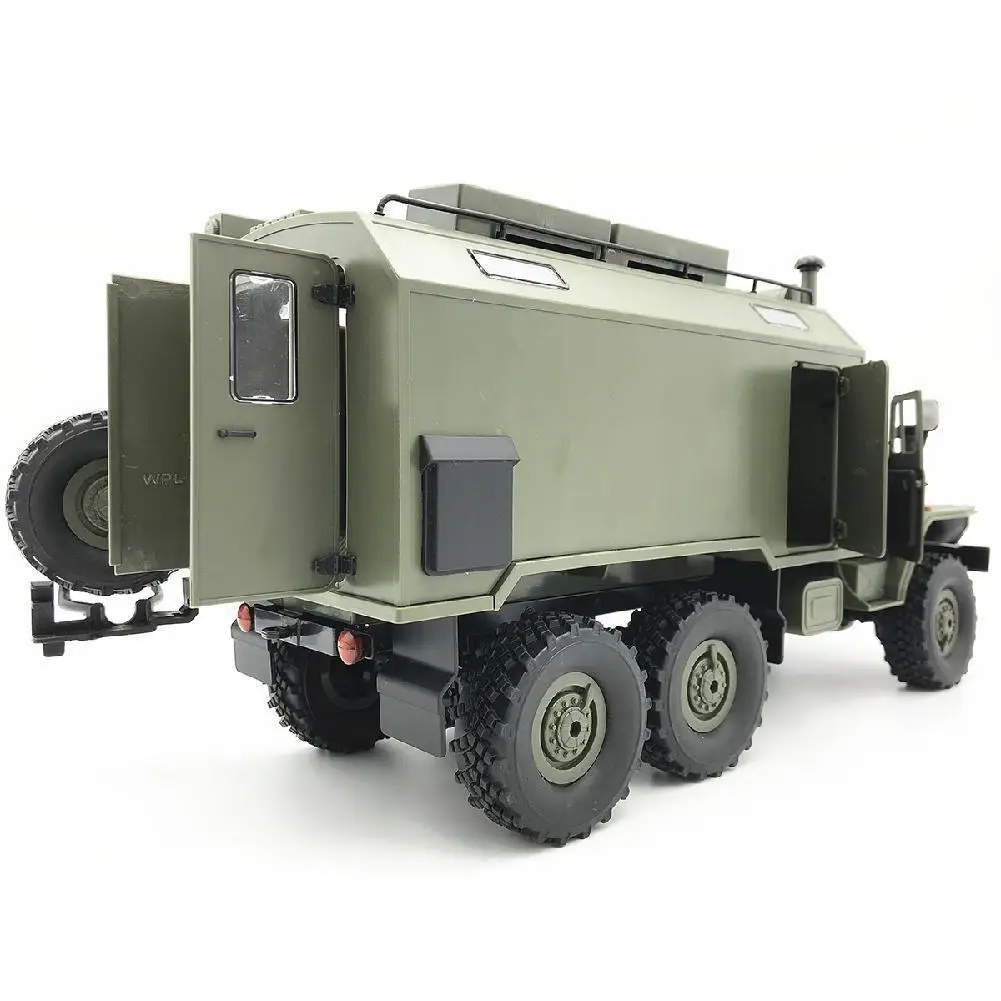 RCtown WPL B36 Ural 1/16 2.4G 6WD Rc Car Military Truck Rock Crawler Command Communication Vehicle RTR Toy enlarge