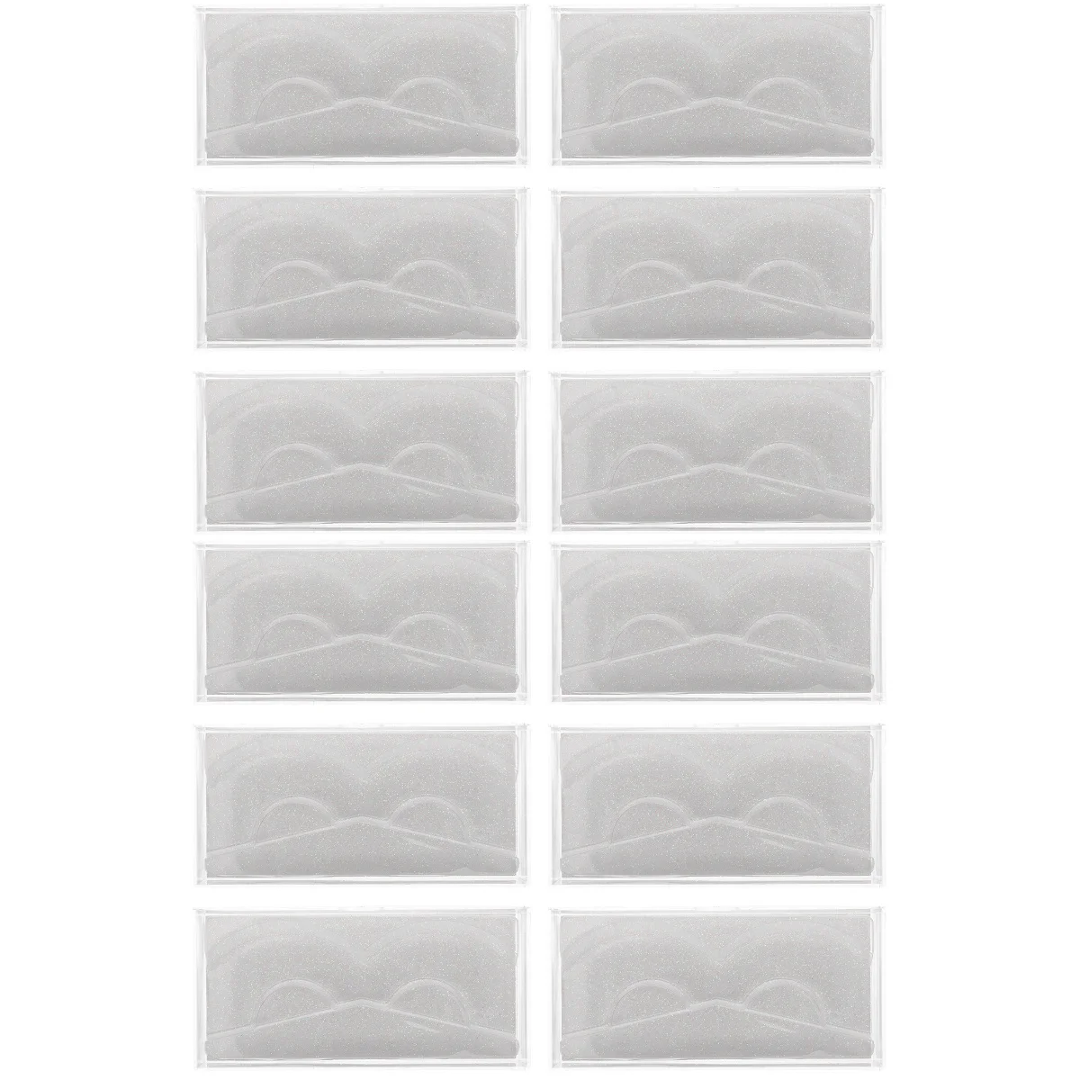 

Eyelash Box Lash Case False Packaging Container Empty Storageclear Eyelashes Holder Organizer Carrying Rhinestones Makeup Boxes