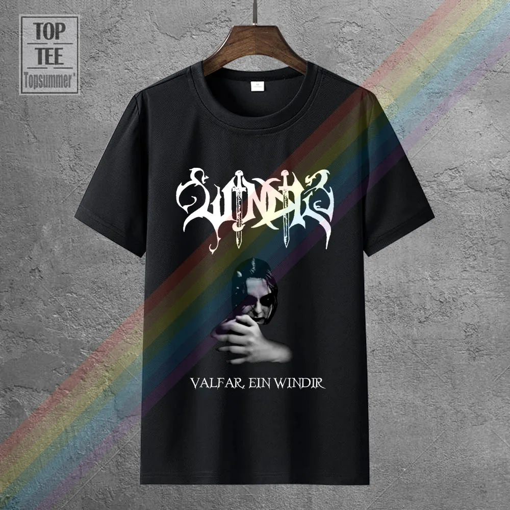 

New Popular Windir Black Metal Valfar Ein Windir Men Black T-Shirt Size S-3Xl