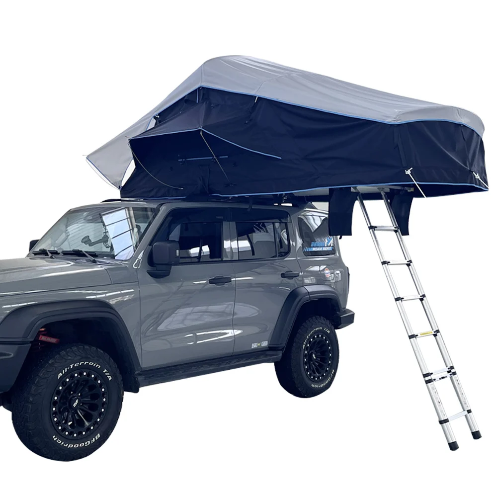 

Custom Outdoor Off-road Camping Canvas Car 4x4 Suv 2 Person Roof Top Tent
