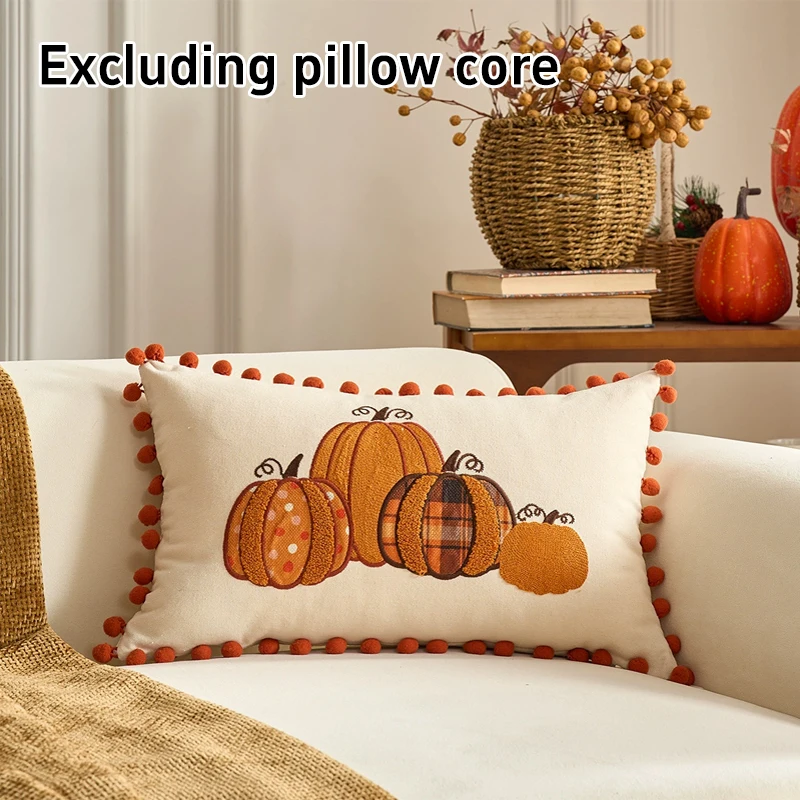 

Чехол для подушки с кленовыми листьями