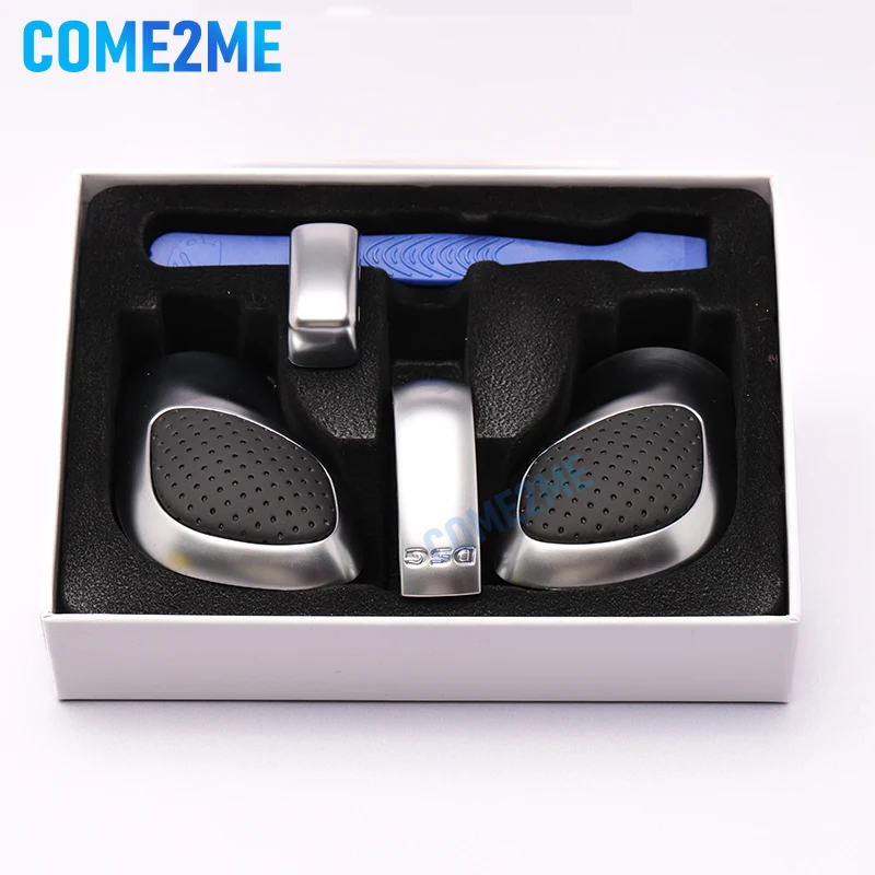 DSG ручка переключения передач боковая крышка черная хромированная кожаная