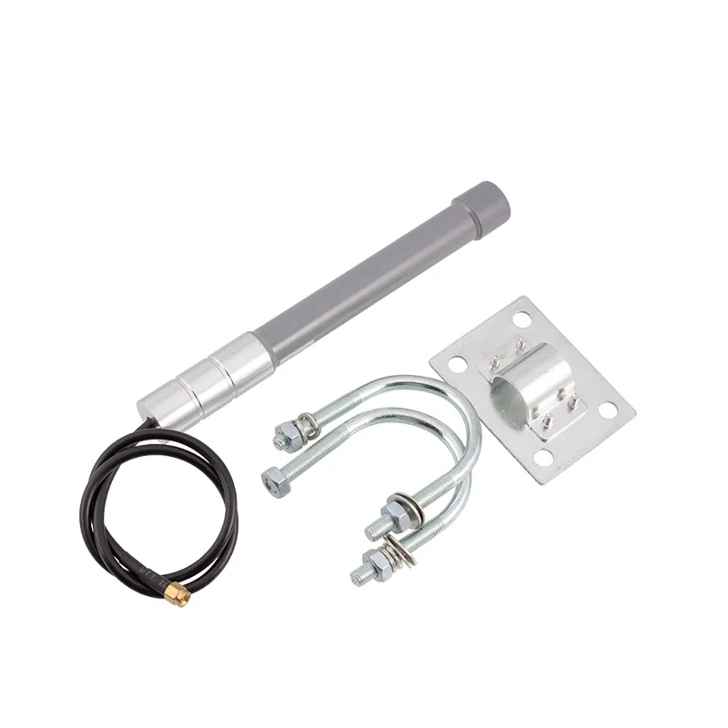 Outdoor 2.4G FRP Antenna 9dBi Bluetooth Signal Booster SMA Male Waterproof Omni Antenna Amplifier for Data Acquisition 0.5 Meter
