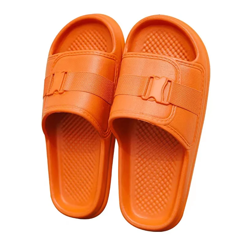 

Men Summer Non-Slip Outddoor Slippers Couple Brand Casual Beach Slippers Fashion Women Slip On Shoes Soft Black Home Flip Flops