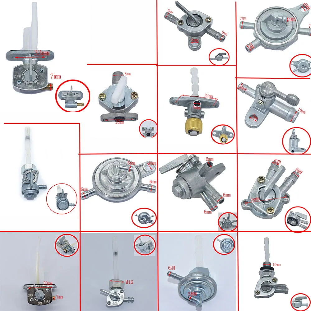 Переключатель топливного клапана для мотоцикла несколько типов скутера