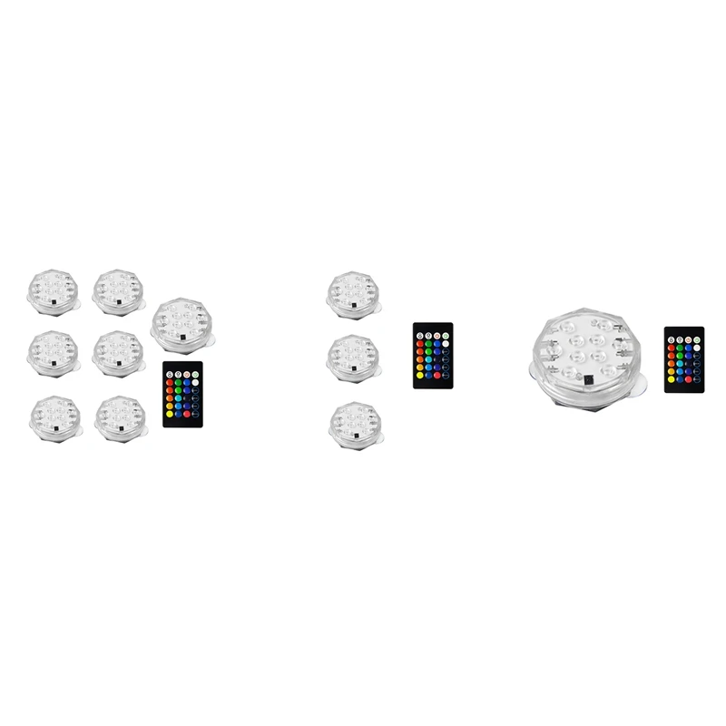 

Погружной подводсветодиодный светодиодный светильник s RGB, 10 светодиодов, ночсветильник для бассейна, уличная лампа для ВАЗ, аквариума, пруд...