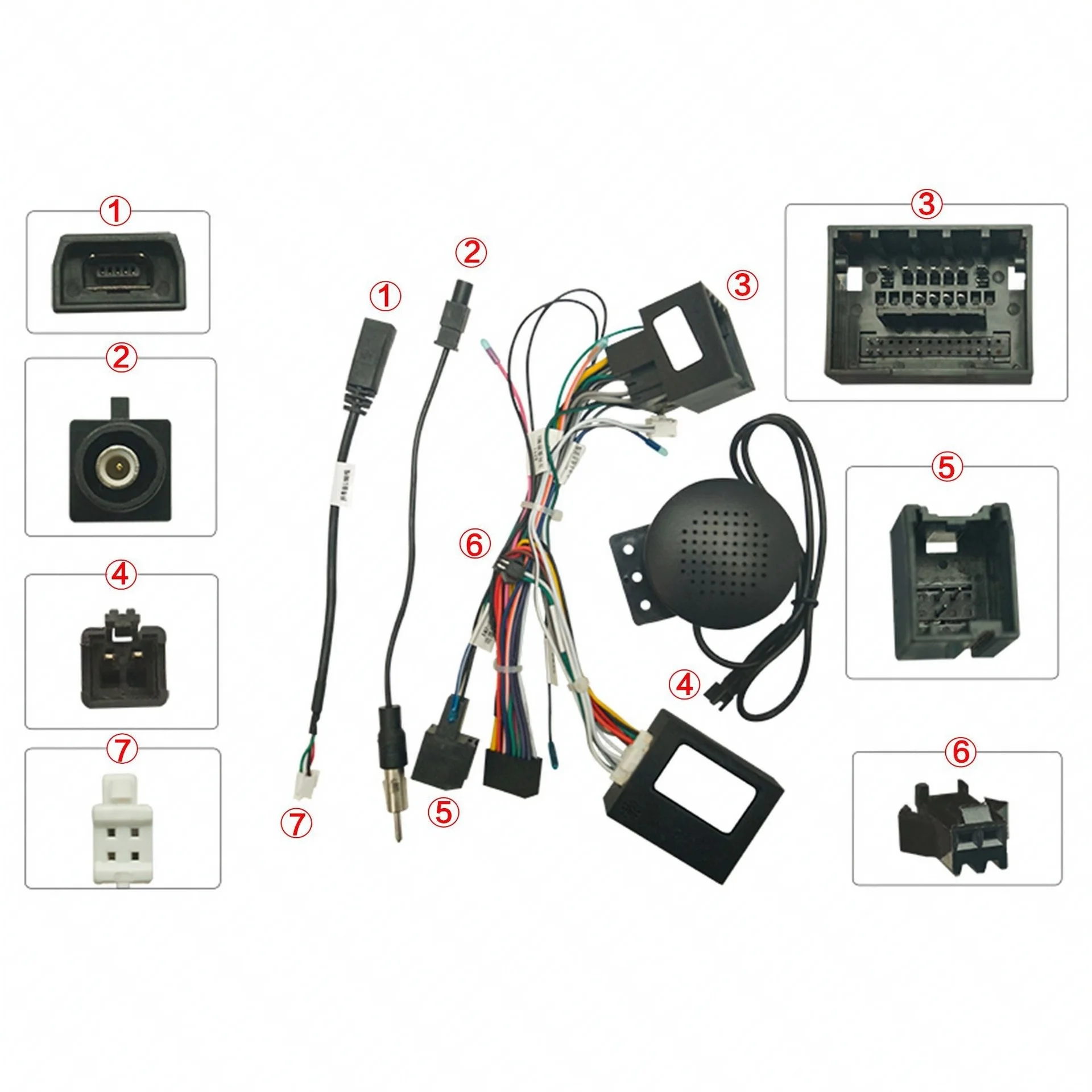 Автомобильный стерео жгут проводов адаптер декодер кабель питания с Canbus Box Chevrolet