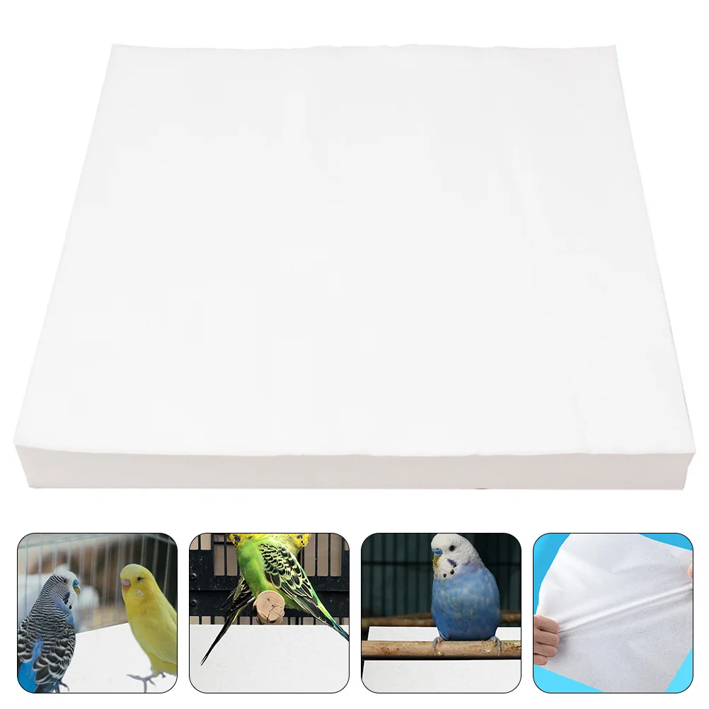 Bird Liners Liner Cushion Parrot Pet Pad Pads Cages Tray Paper Urine Disposable Sheets Accessories Parakeet Absorbentpee