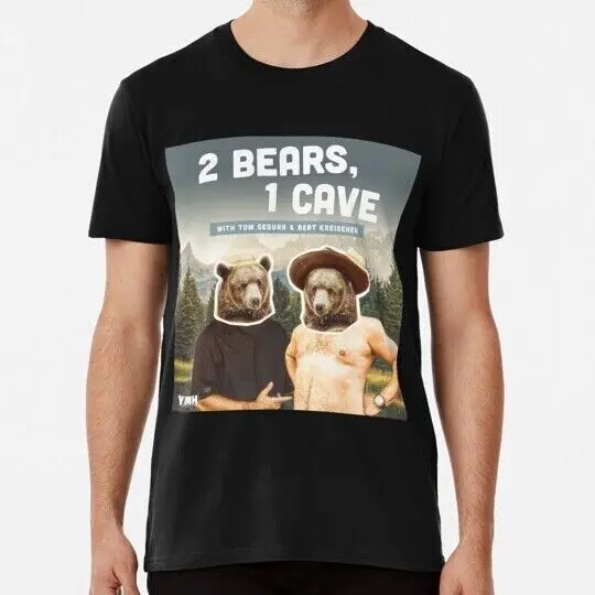 Футболка с 2 медведем 1 пещера том сегра Берт кришер размеры от S до 5XL Сделано в США