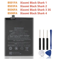replacement battery bs01fa bs03fa bs06fa bs08fa for xiaomi black shark 1 2 3 3s 4 pro black shark helo rechargeable battery