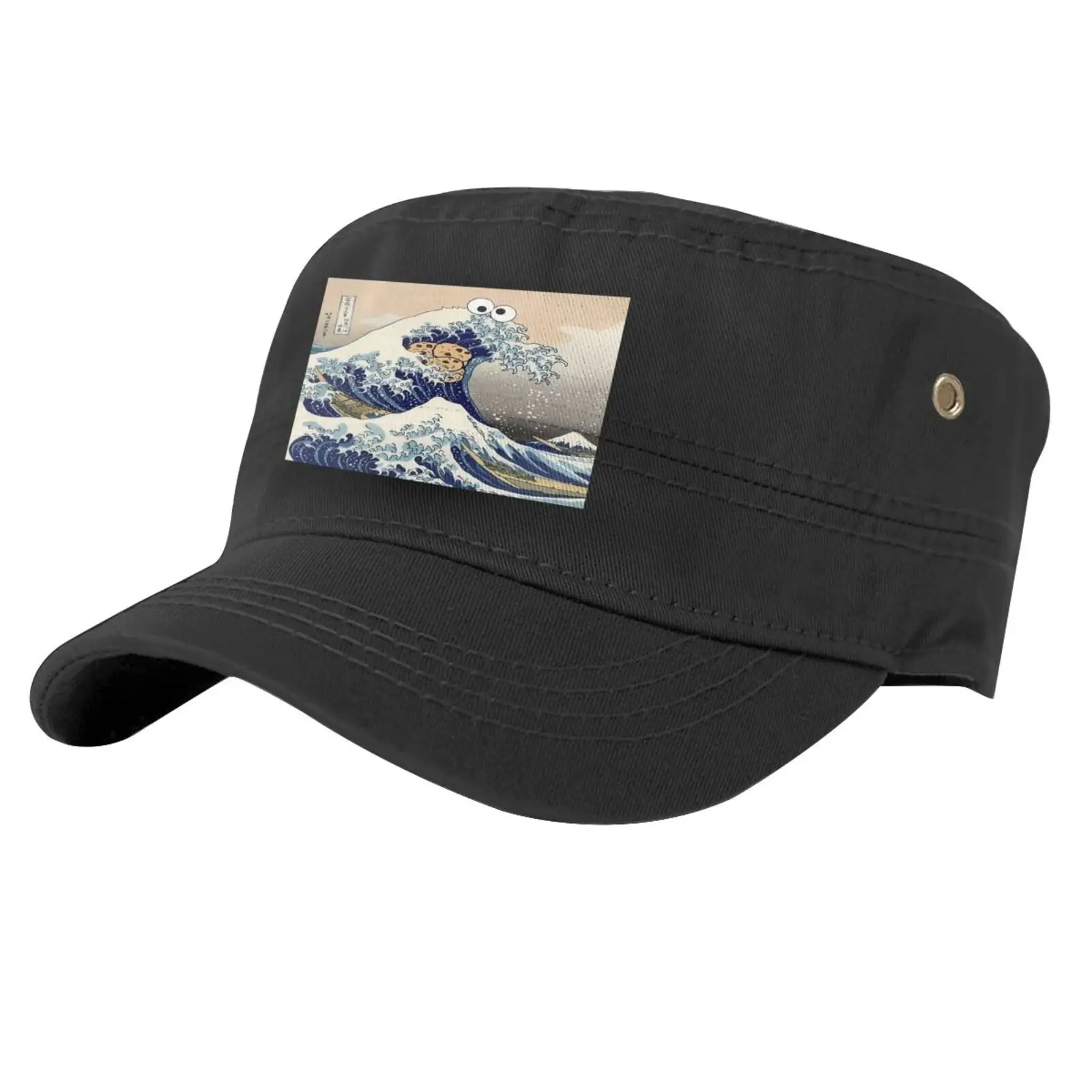 

Cookie Monster Wave Kanagawa Hokusai Cap Men's Caps Summer Bucket Hat Man Cap Hip Hop Hats Summer Hats Balaclava Balaclava Man