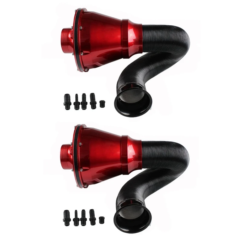 Воздушный фильтр с грибовидной головкой 2 шт. 3 дюйма/76 мм впускной сильфоновый