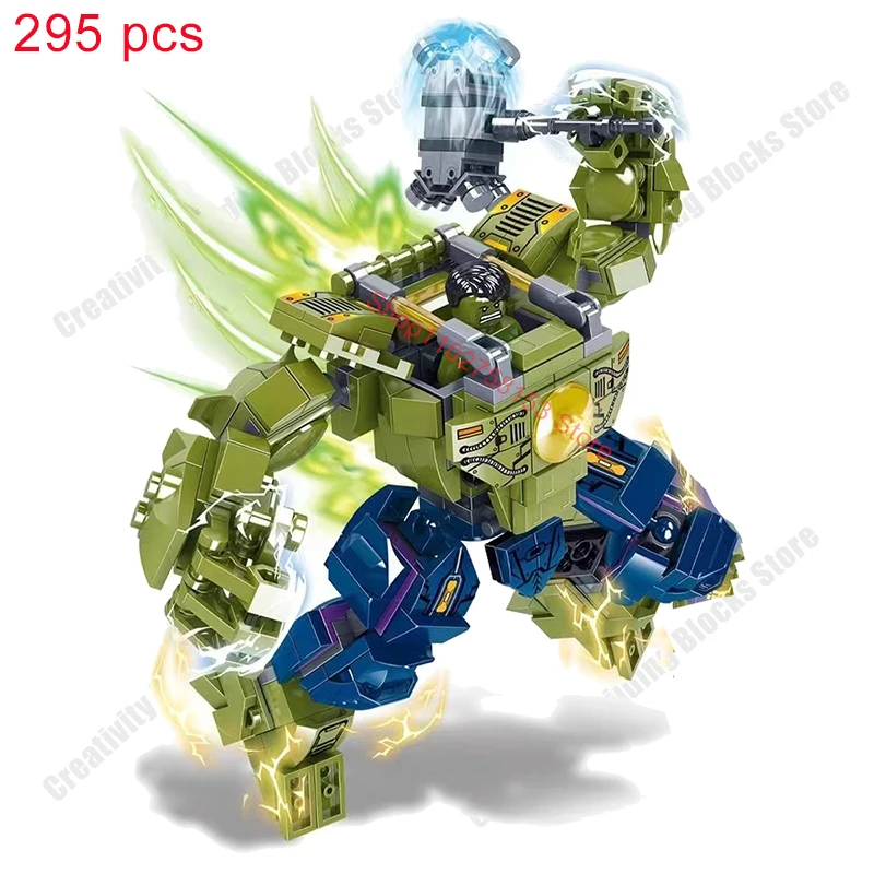 

Popular Superhero 295pcs Building Blocks models children's building blocks toys Christmas gifts