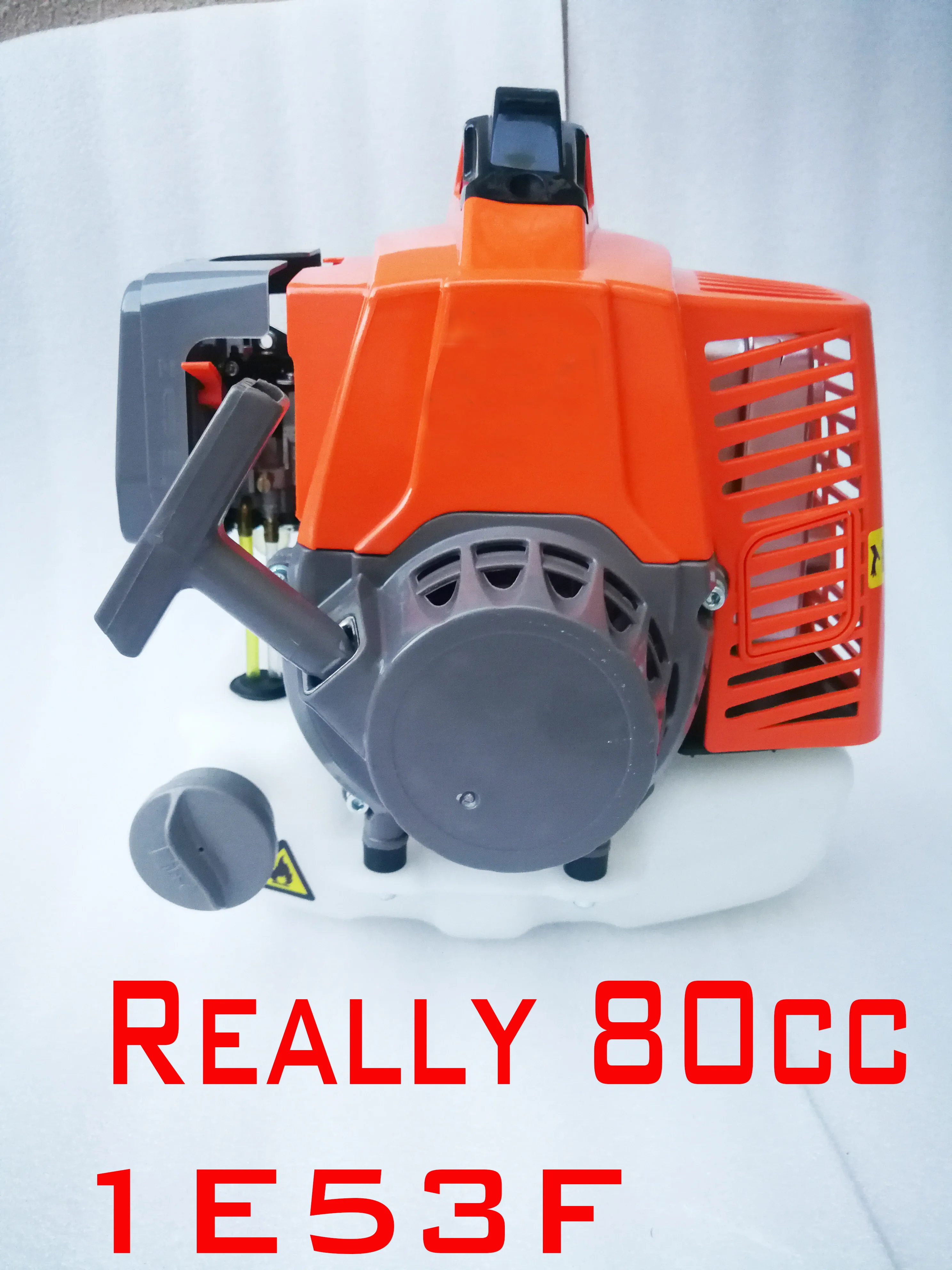 80cc 1E53F 2T Gasoline Engine 2 Stroke For Earth Drill Brush Cutter Grass Trimmer Ground Water Pump Outboard Motor 53mm Big Bore enlarge