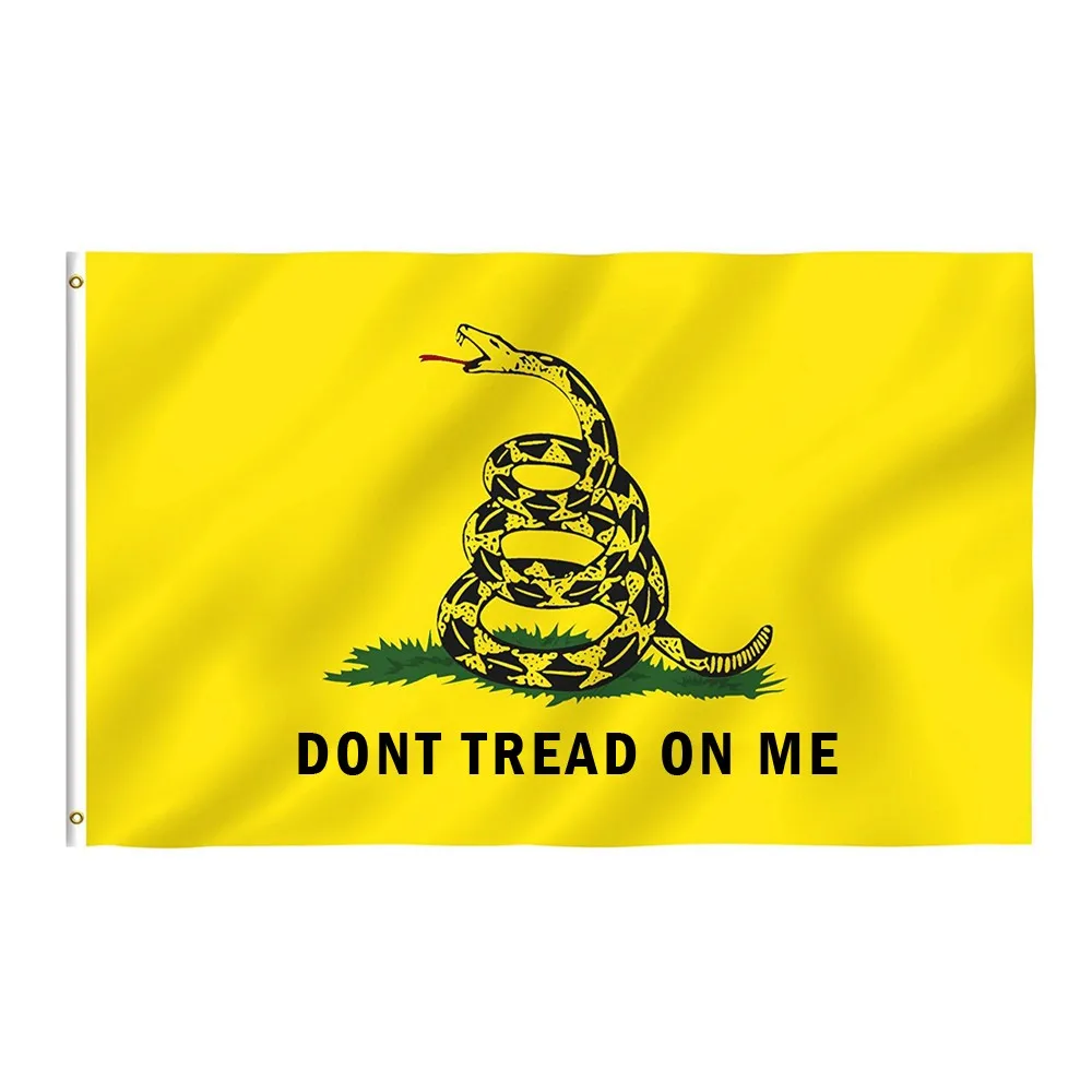 

Yard Flag Holder Stand Dont On Banner Yellow Party Tea Tread Me Flag 3x5FT Snake Culpeper Home Decor Dog Flag Patch
