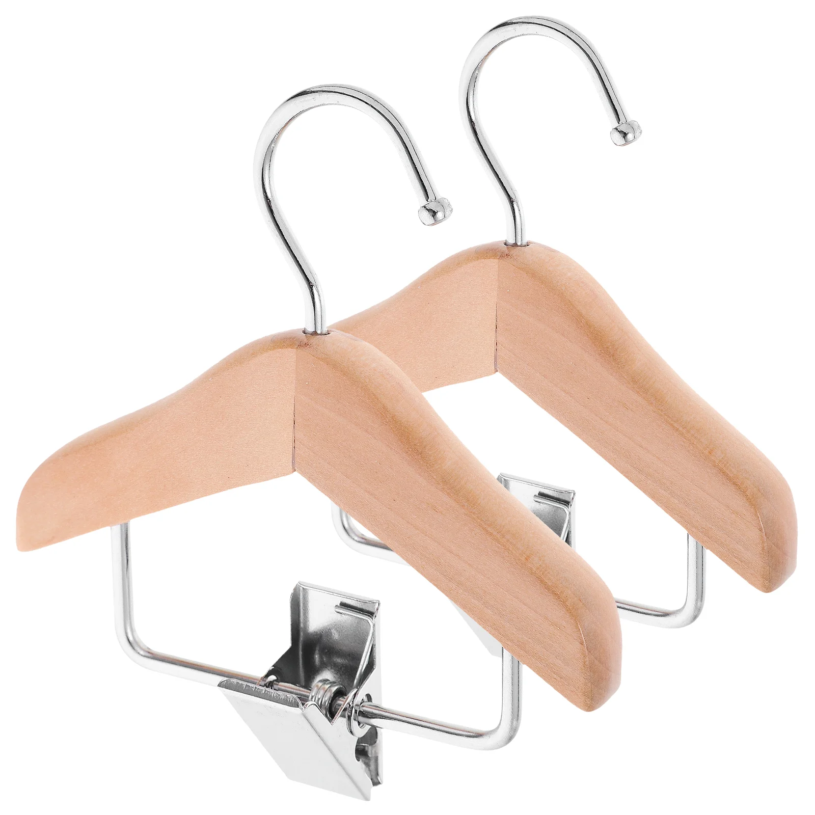 

2 шт. Маленькие Вешалки для одежды, подвесные стеллажи для одежды, деревянные аксессуары для одежды