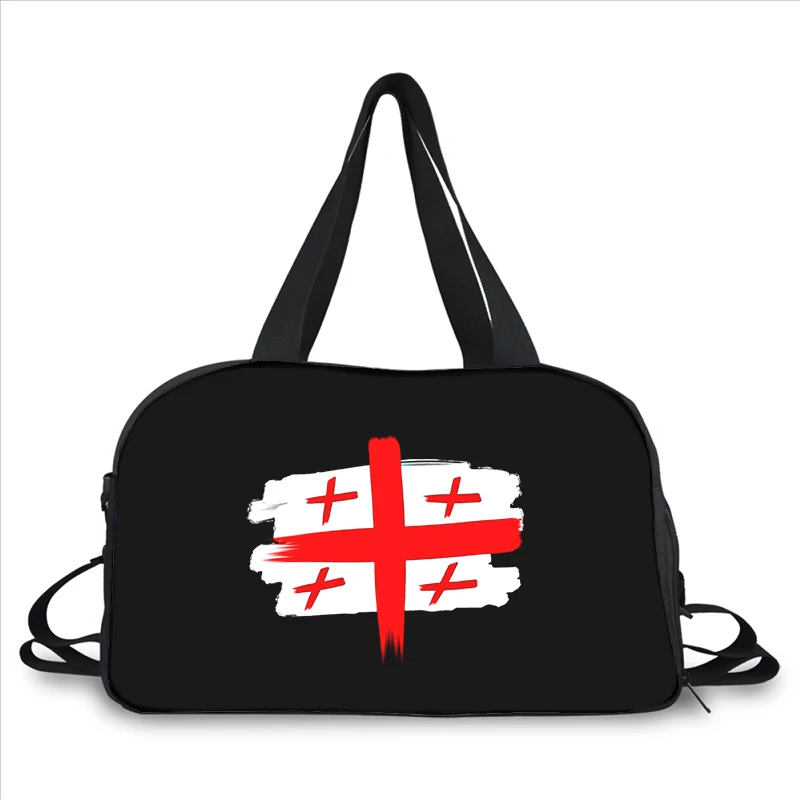 Georgia flag 3D printing fashion trend portable large capacity multi-function messenger bag travel bag