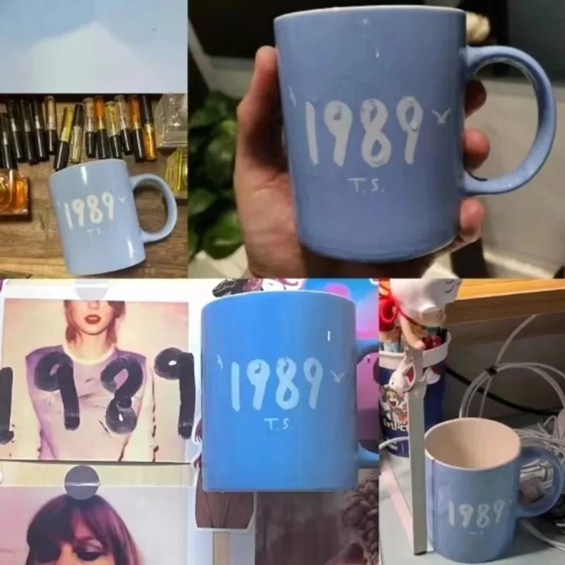 

Ceramics Taylor Album Coffee Mug Surrounding High Temperature Roasted Flower Mug Water Cup To Friends Music Lovers Swift Fans
