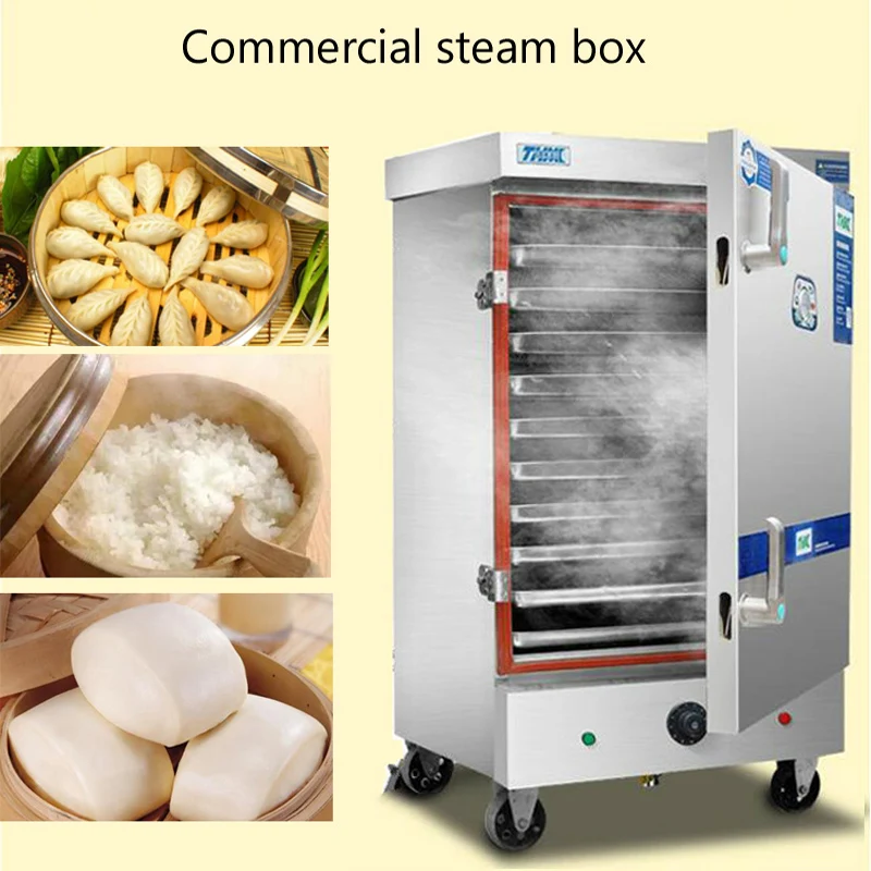 

Commercial Electric Steaming Steamed Bread Machine Automatic Steamer Small Food Steamed Steamed Rice Steaming Cabinet