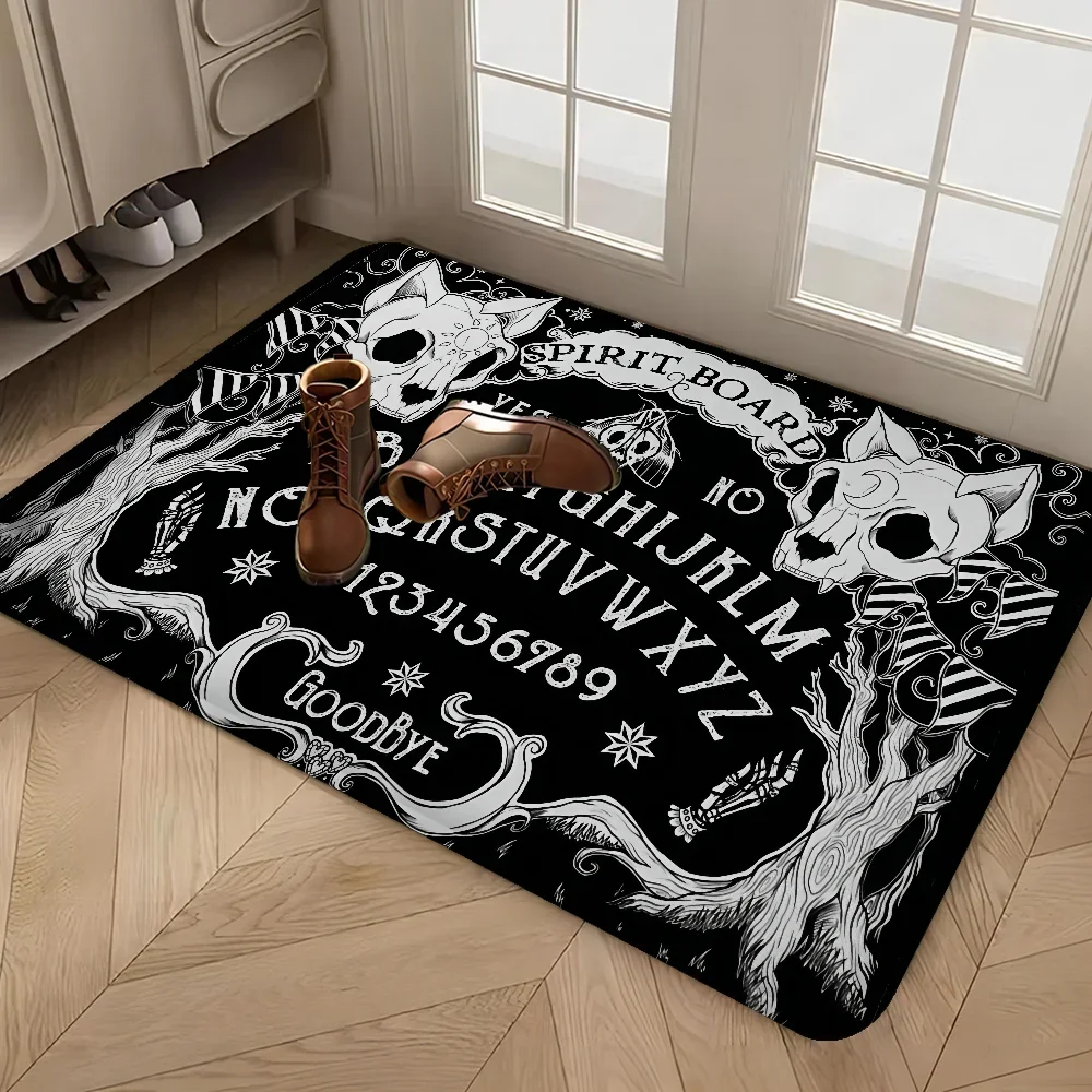 Фото Доска Ouija, длинные коврики, домашний коврик в скандинавском стиле, коврики для ванной комнаты и туалета, прикроватные коврики для спальни №2