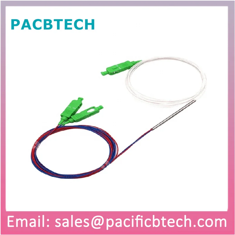 1x2 1: 1 одномодовый мини-поляризационный уход PM FBT Micro волоконно-оптический