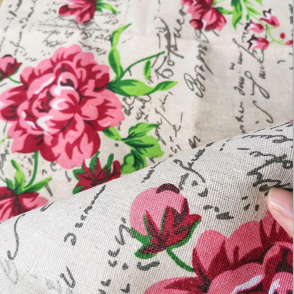 Скатерть из хлопка и льна с рисунком Эйфелевой башни 90x150 см