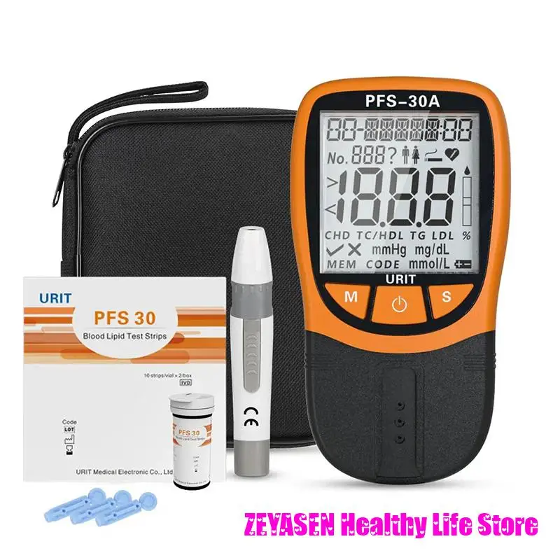 Красота здоровье 5 в 1 портативный анализатор липидов крови мониторинг всего