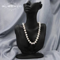 glseevo 100 natural white rotundity pearls womens necklace minimalism luxury fashion retro fine jewelry thanksgiving gifts