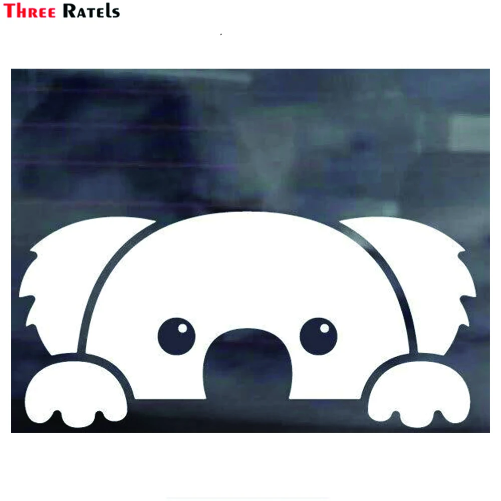 

Three Ratels DS522 Peeping Koala Decal Peeking Cute Funny JDM decal Australian Koala Stickers