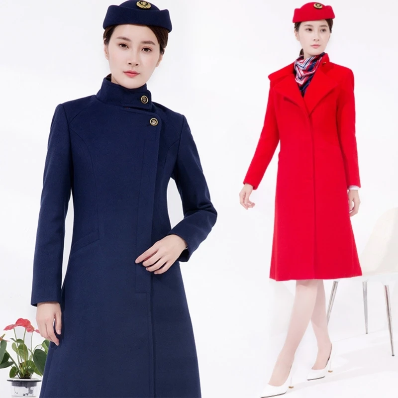 

Solid Color Female Flight Attendant Hat Sweet Business Uniform Live Show Women Beret Caps Hats Air Hostess Cosplay