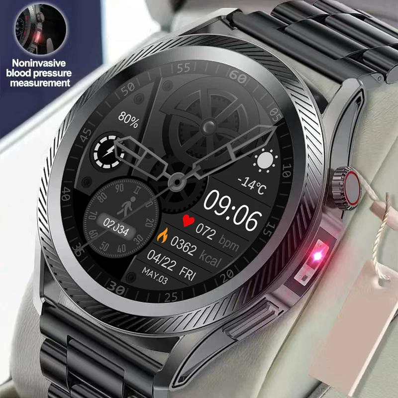 Новинка 2023 мужские умные часы с измерением артериального давления и температуры