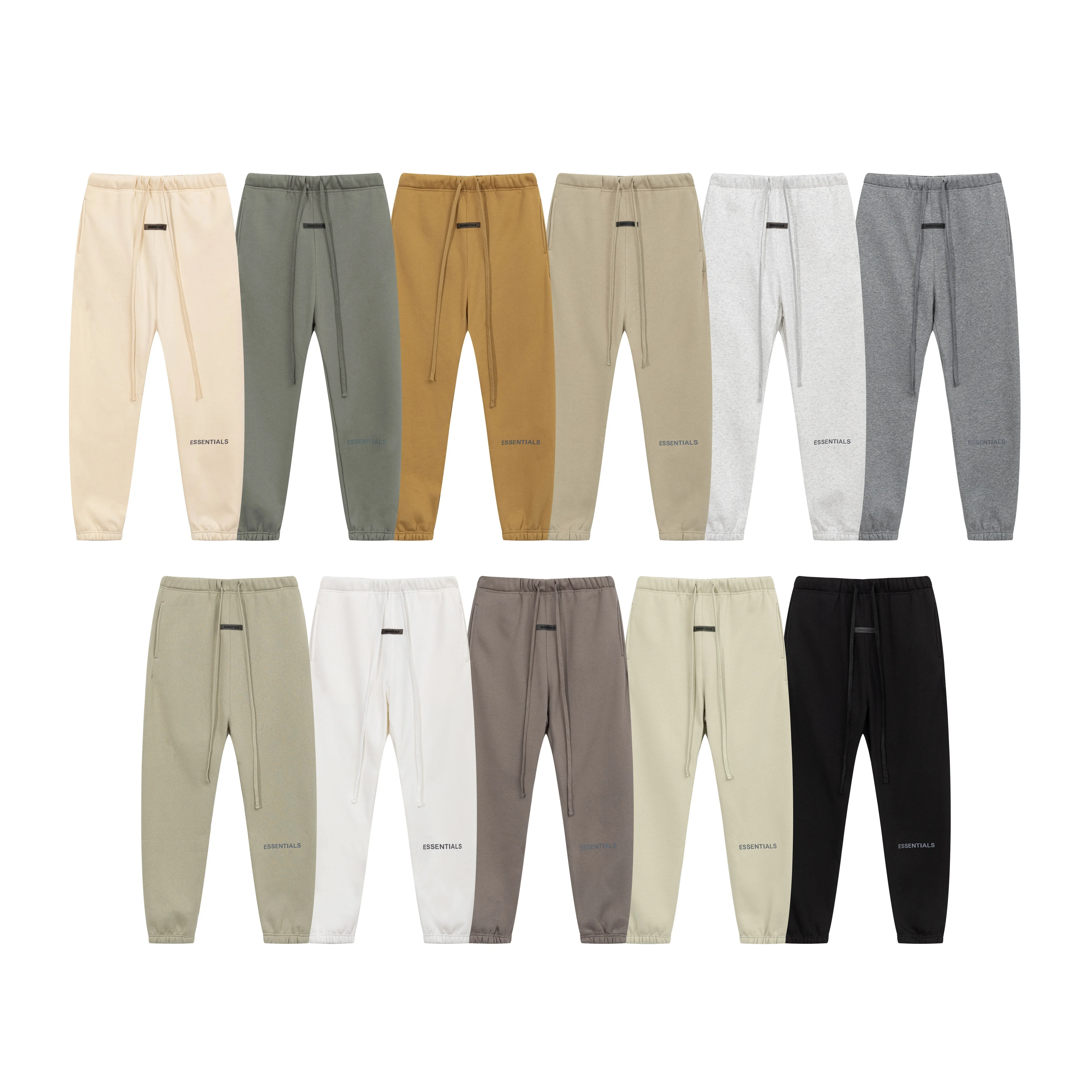 

2021 New Plush Sweatpants Fog 100%1:1 Essentials Joggers Kanye West Jerry Lorenzo Loose Oversized Trousers Cotton Hip Hop Pants