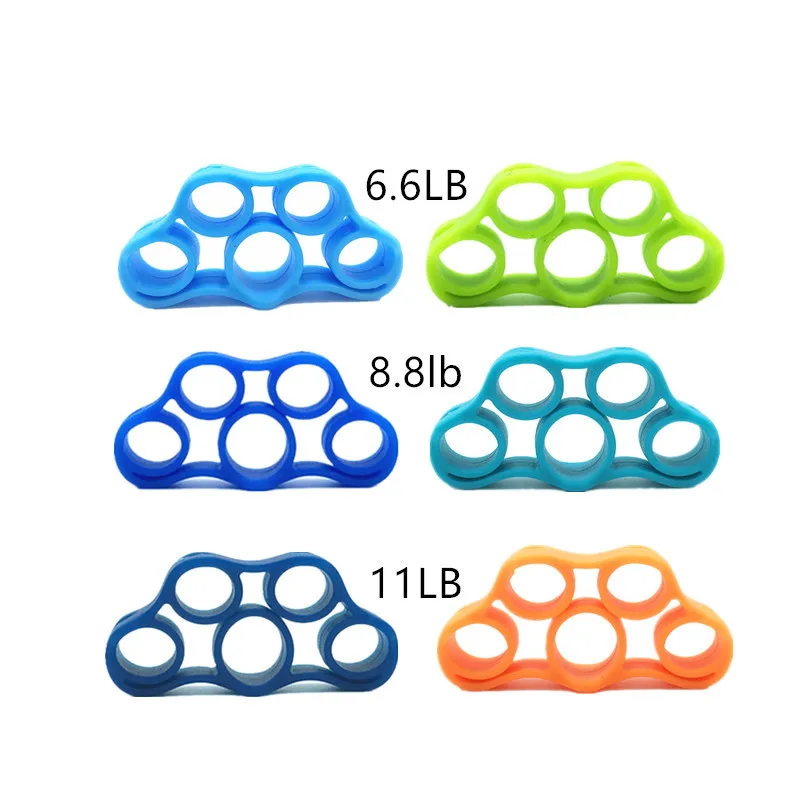 

Hand Gripper Silicone Finger Expander Exercise Hand Grip Wrist Strength Trainer Finger Exerciser Resistance Bands Fitness