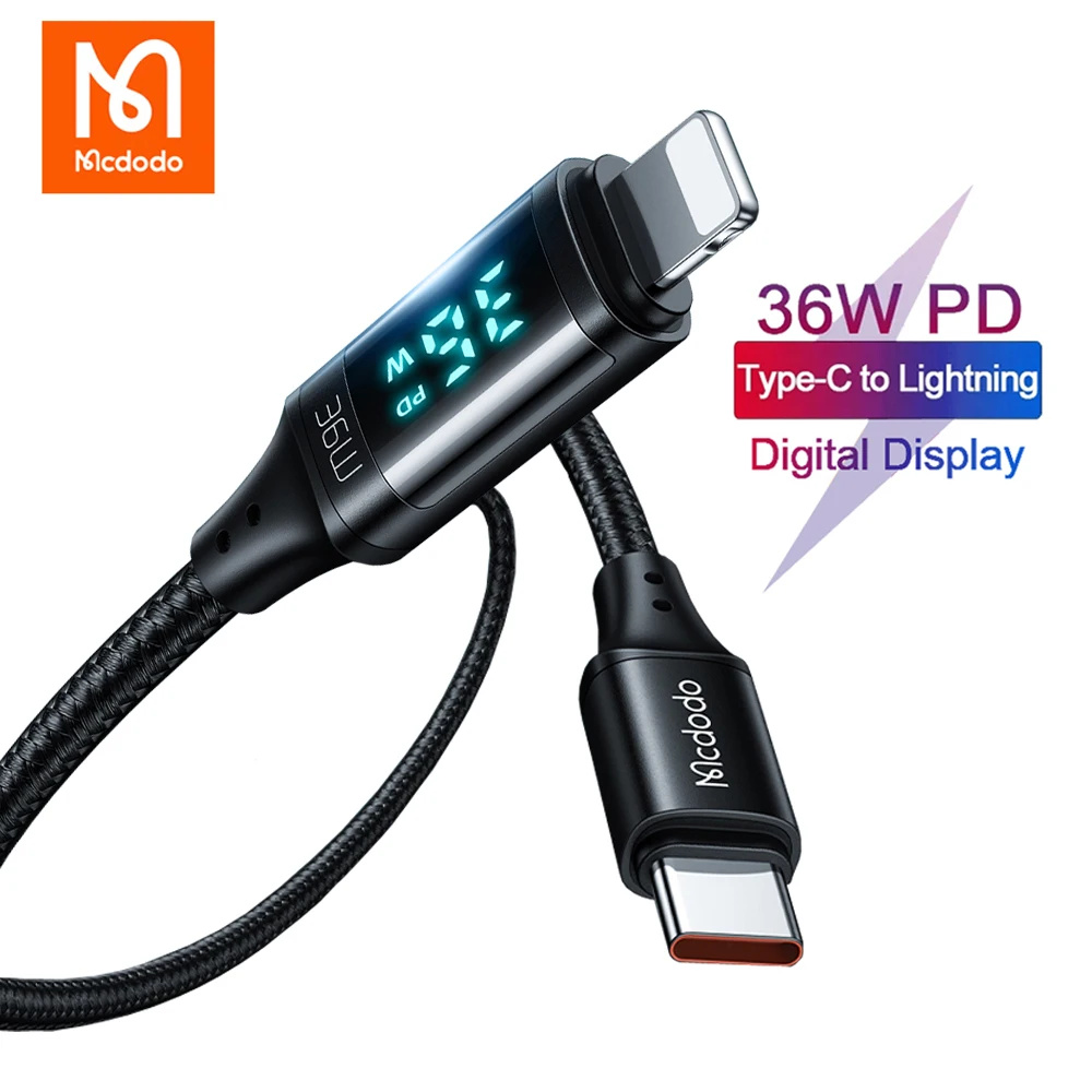 Кабель зарядный Mcdodo USB Type-C на Lightning 36 Вт 3 А |