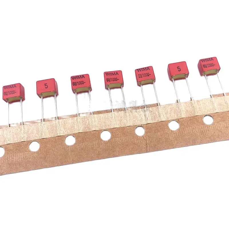10 шт./Германия Weimar WIMA 1000 В 68PF 68 Picofa 1000V68P FKP2 P5 DIY конденсатор для обновления