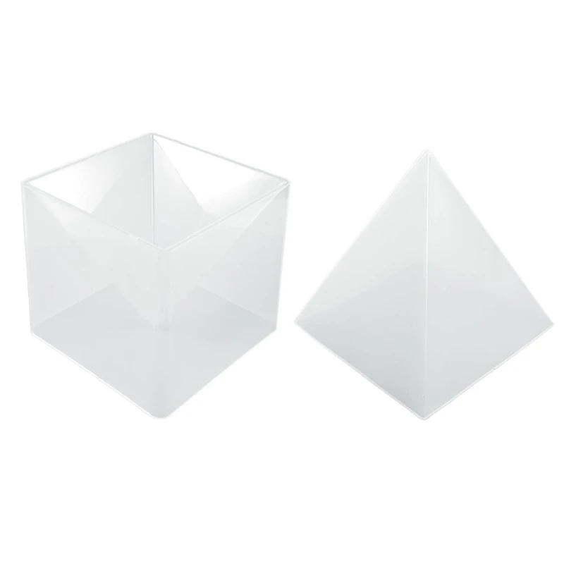 

DIY Pyramid Silicone Mold Set Large 3D Pyramid Mold For Home Decoration 15 Cm