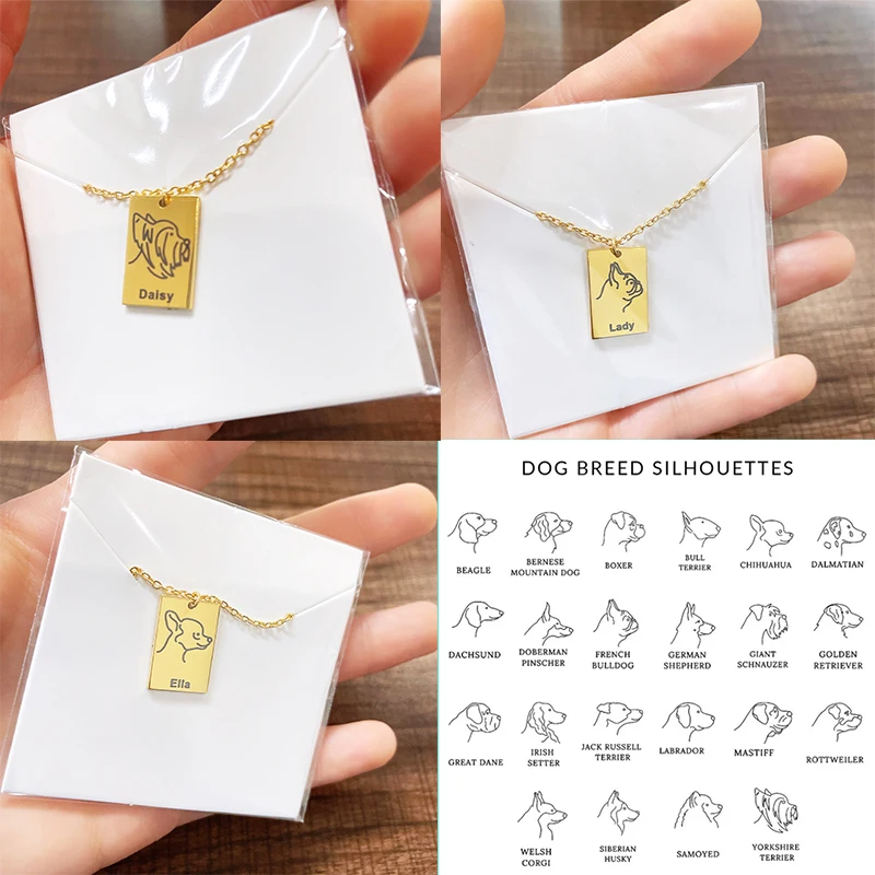 Оригинальный портрет для домашних питомцев ожерельлье мам и девушек