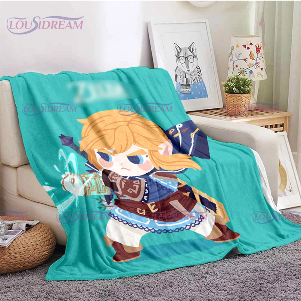 

Brave Game Link Series Blanket Novelty Warm Blanket Adult Blanket for Kids Travel Cover Blanket Office Game Fans Gift Blanket