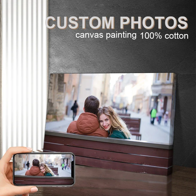 HD-печать на заказ холст картина из ваших фотографий плакаты и принты фигурки