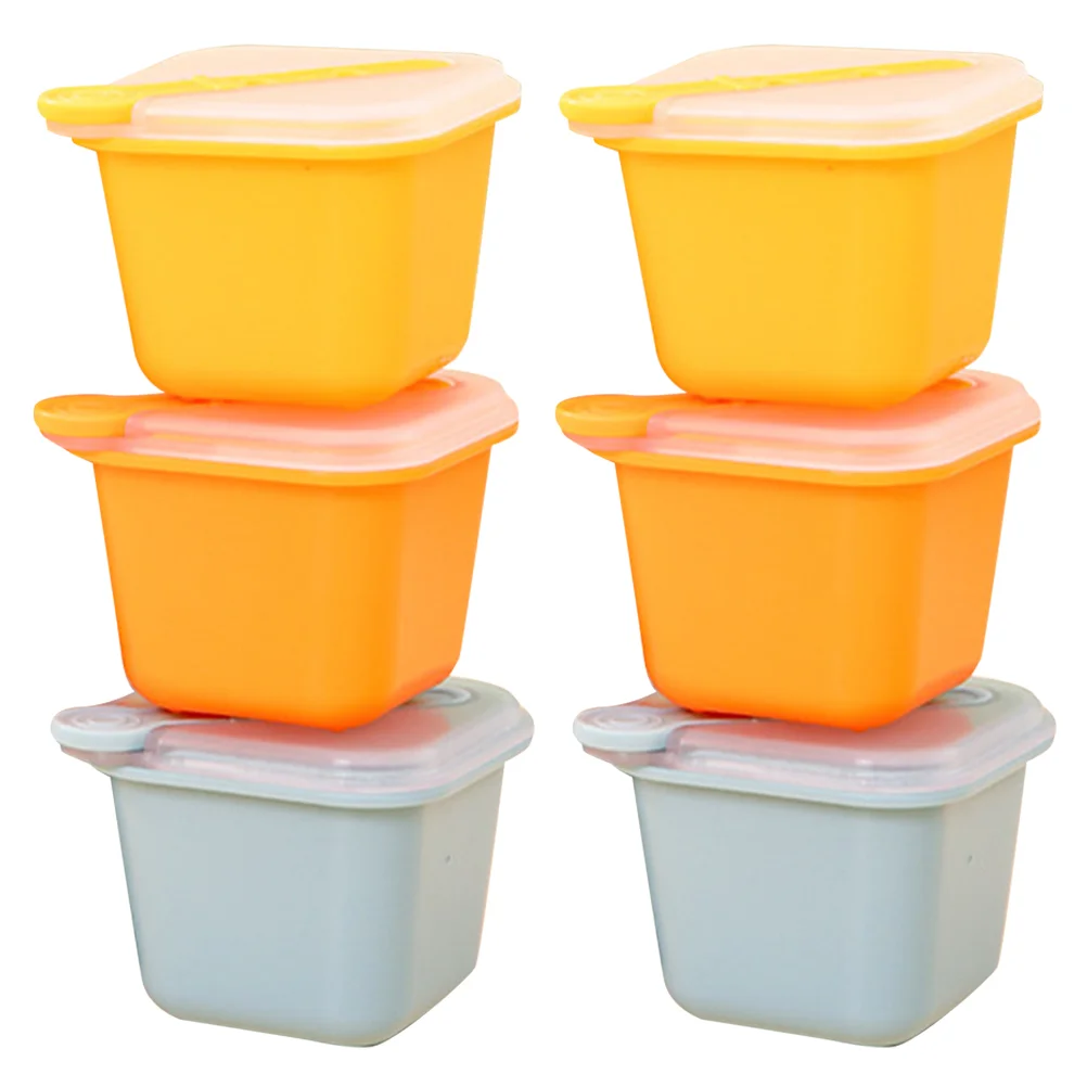 

6 Pcs Household Tools Individual Ice Cube Mold Mould Silicone Trays DIY Non Stick Single