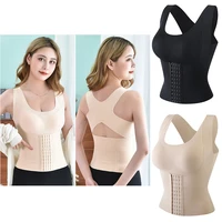 women redutive vest posture corrector shaper bra seamless underwear sheath slimming corset waist trainer body shaper tank top