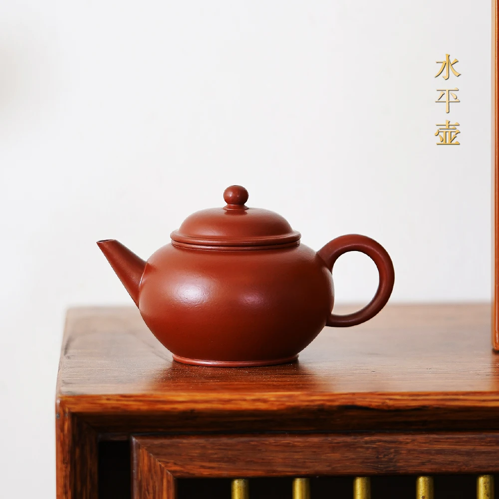 

|Yihuchun Yixing purple clay pot master Tang Huagang pure manual Kung Fu tea pot raw ore Dahongpao horizontal pot