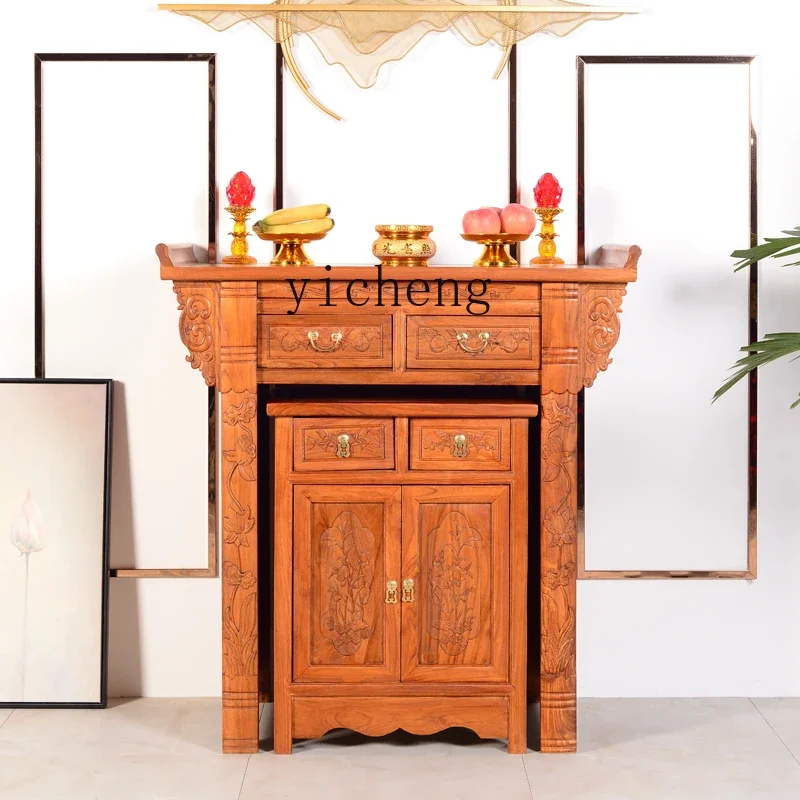 YY алтарь из массива дерева настольная горелка для благовоний современный