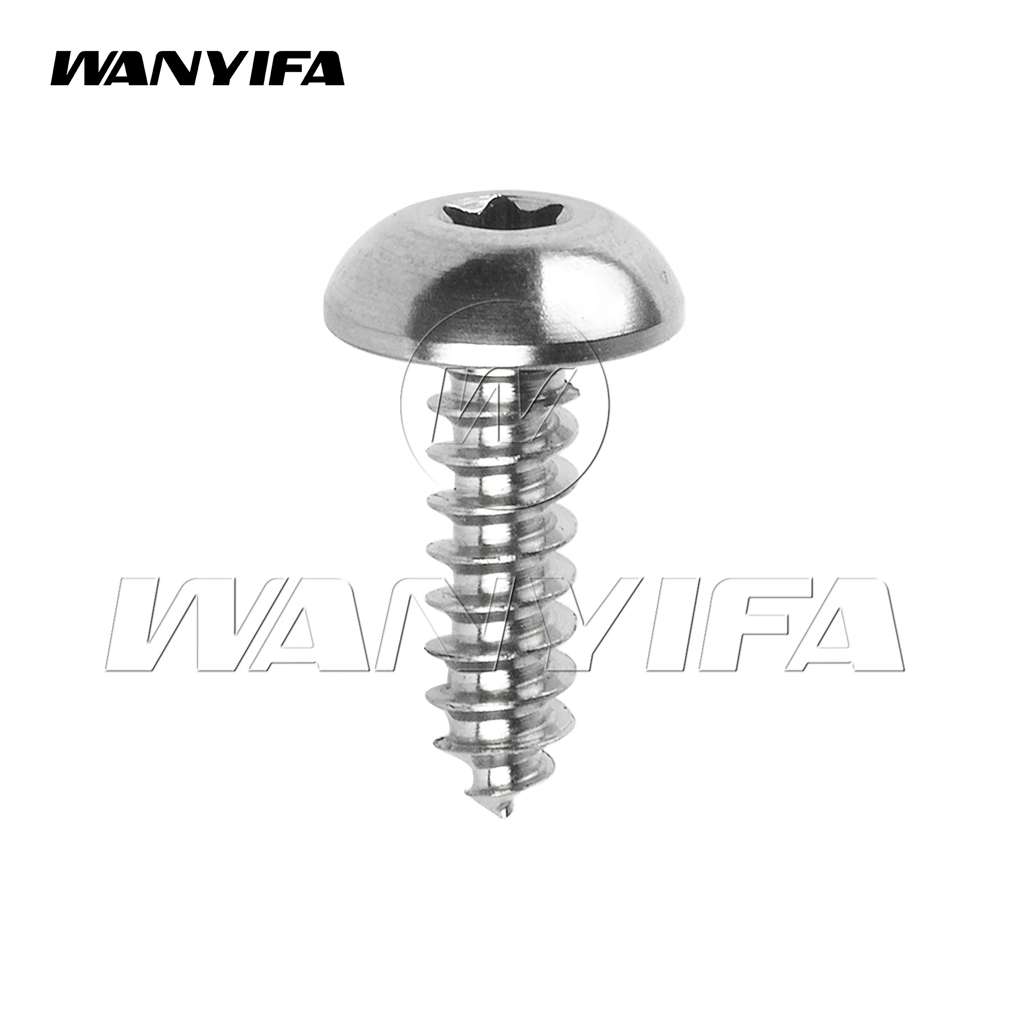 

Титановые болты Wanyifa M4M5x15/17 мм для мотоциклов и автомобилей, велосипедов Титановые саморезы с полукруглой головкой