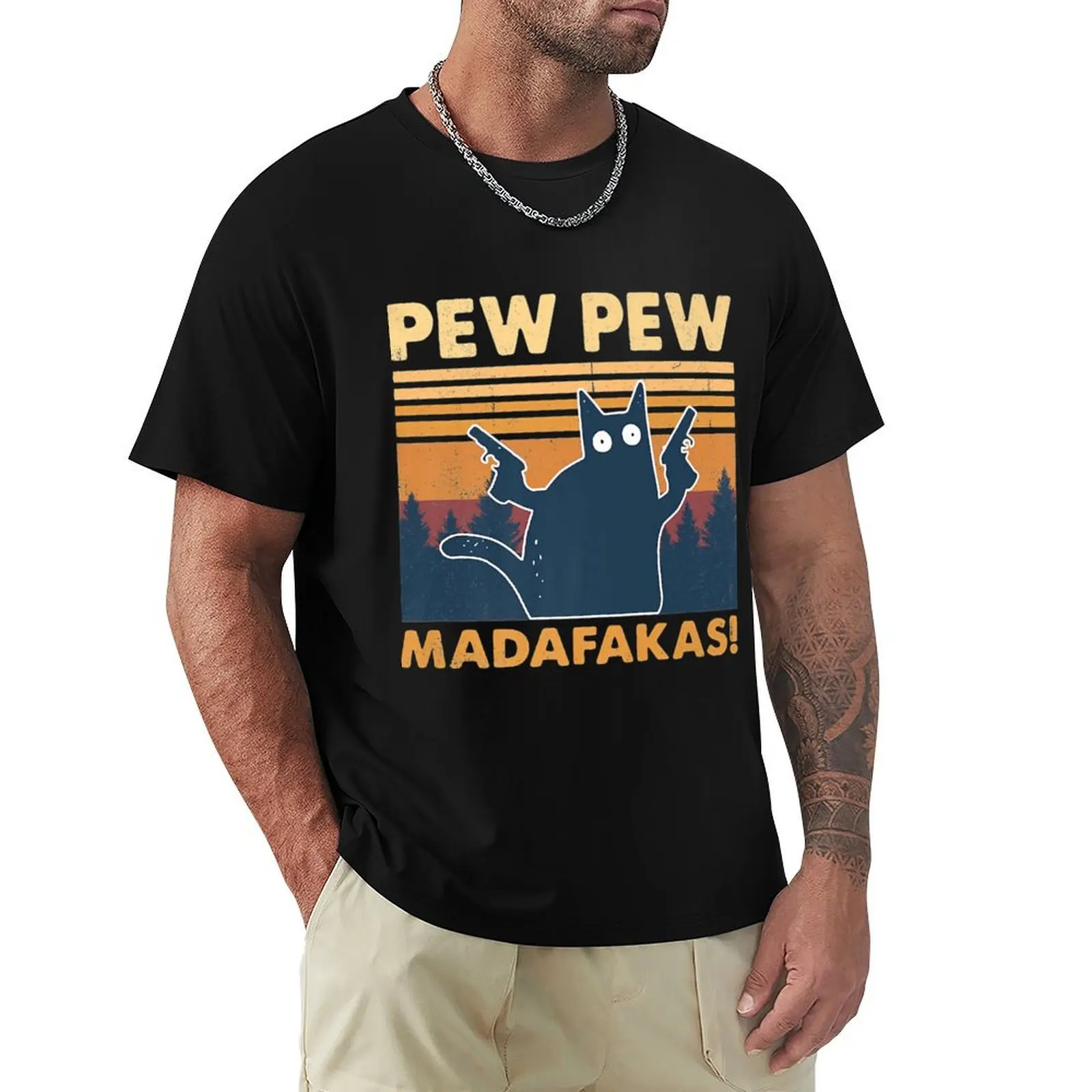 Фото Винтажная футболка Pewpewpew Mada-Fakas с принтом 