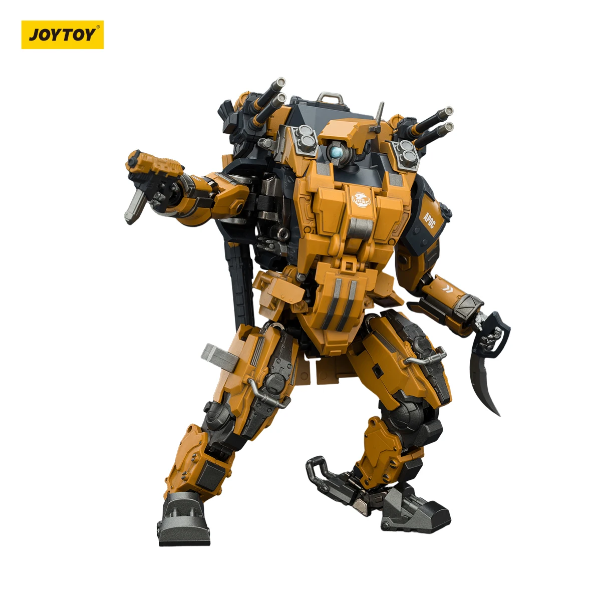 Фото Фигурка JOYTOY 1/25, серия APOC, Annihilator 02, дальнобойный ударный мех ST-8617, снайпер UNSC Моро, игрушки-фигурки №5