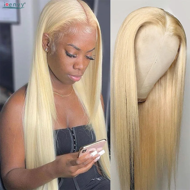 

Прямые 13x 4 цветные парики на фронте шнурка медовый блонд 613 кружевные передние человеческие волосы парики для женщин preprucked Remy 180% волосы