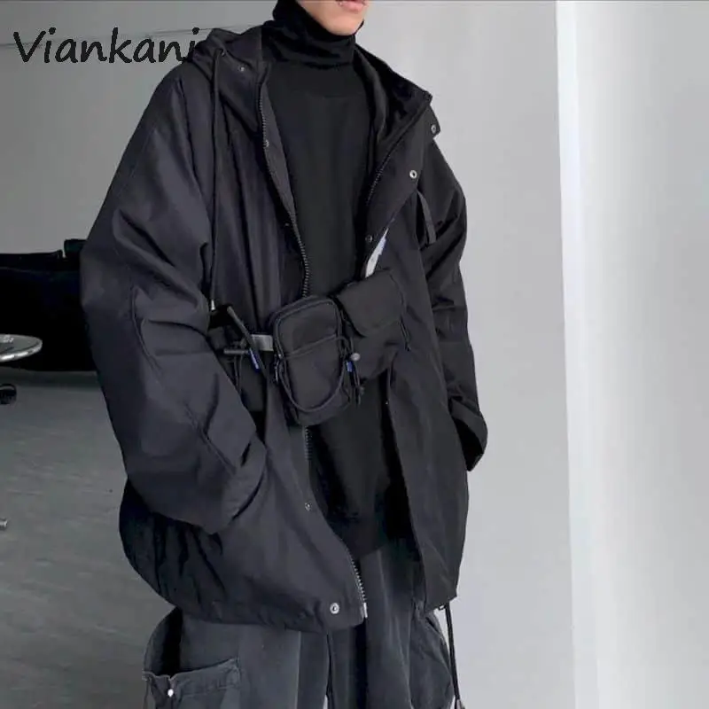 Стеганая куртка в стиле панк для мужчин и женщин новинка зимы 2022 утепленная