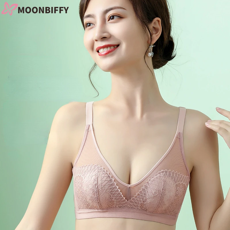 

Женский кружевной бюстгальтер с чашками пуш-ап